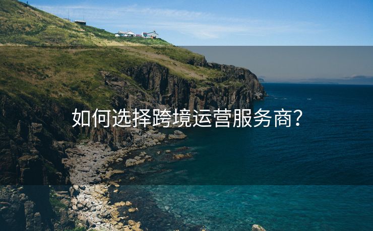 如何選擇跨境運營服務(wù)商？