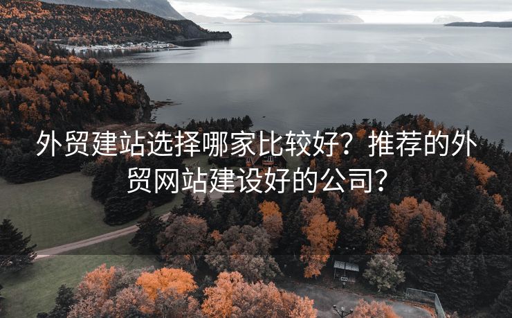 外貿(mào)建站選擇哪家比較好？推薦的外貿(mào)網(wǎng)站建設(shè)好的公司？