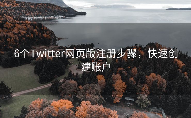 6個Twitter網(wǎng)頁版注冊步驟，快速創(chuàng)建賬戶