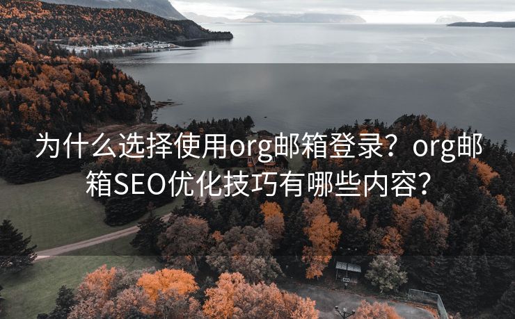 為什么選擇使用org郵箱登錄？org郵箱SEO優(yōu)化技巧有哪些內(nèi)容？