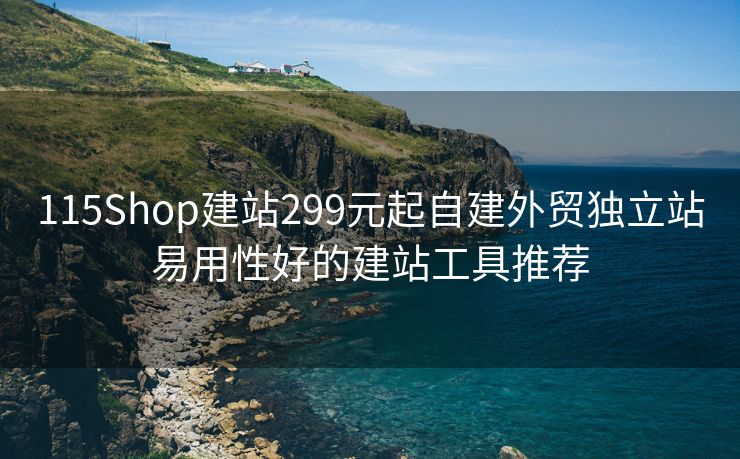 115Shop建站299元起自建外貿(mào)獨(dú)立站易用性好的建站工具推薦