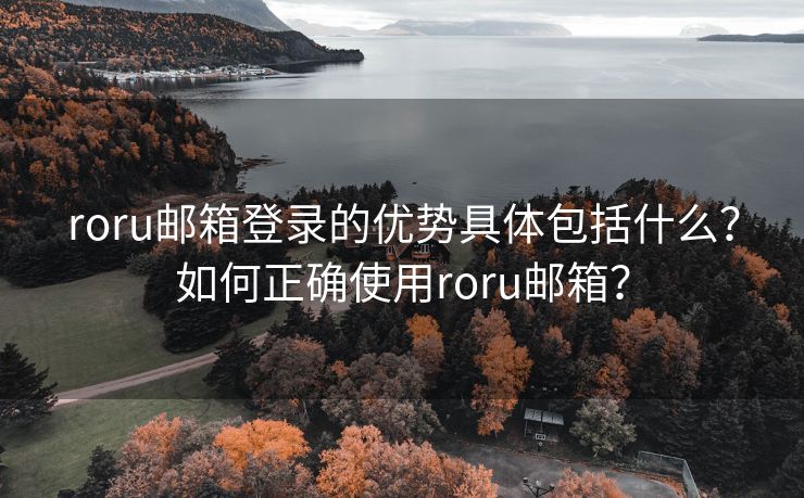 roru郵箱登錄的優(yōu)勢(shì)具體包括什么？如何正確使用roru郵箱？