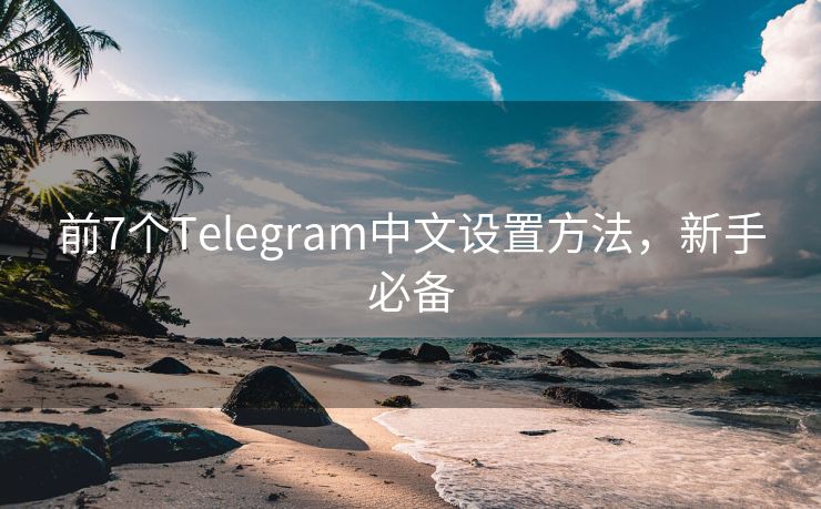 前7個(gè)Telegram中文設(shè)置方法，新手必備