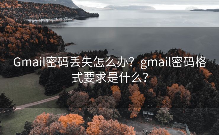 Gmail密碼丟失怎么辦？gmail密碼格式要求是什么？