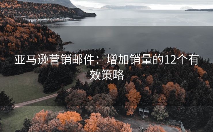亞馬遜營(yíng)銷郵件：增加銷量的12個(gè)有效策略