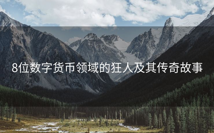 8位數(shù)字貨幣領(lǐng)域的狂人及其傳奇故事